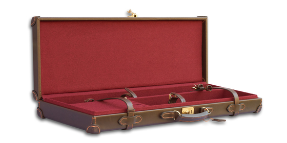 Accessoires rouge foncé en cuir d'arme à feu de la boîte 4.7kg de paquet de coup de fusil