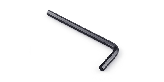 0.003kg argenté 7 matériel en acier de 64 de clef à six pans accessoires d'arme à feu